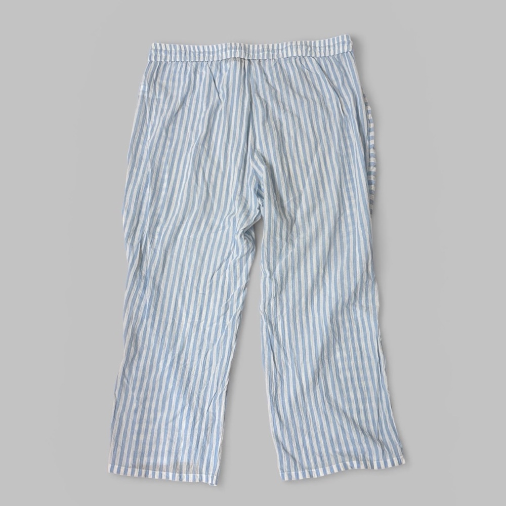J. Crew Striped Wide-Legged Pajama Bottoms - Picture 3 of 7